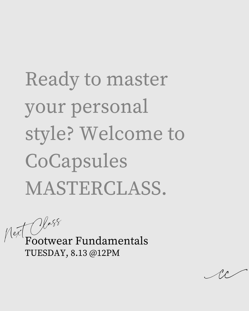 Masterclass IV : Footwear Fundamentals