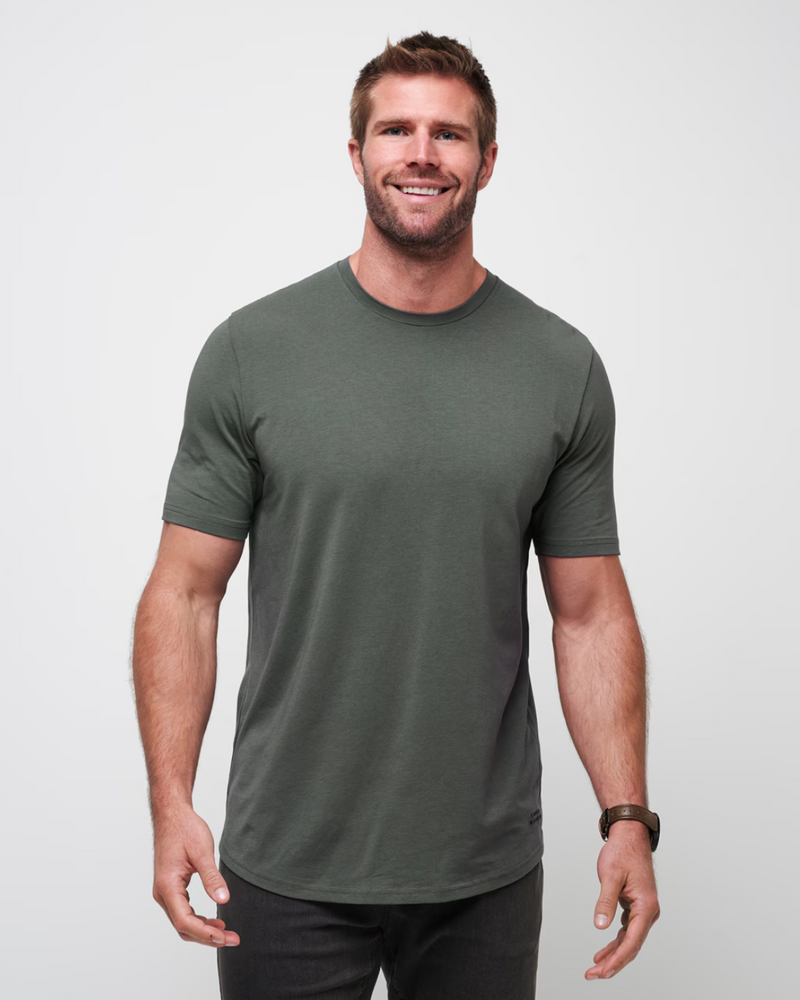 Men's Cloud Crew Tee - Dark Olive