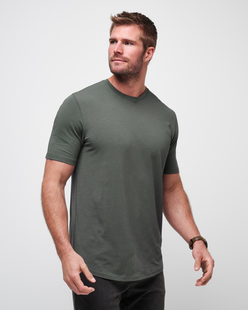 Men's Cloud Crew Tee - Dark Olive