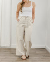 Drawstring Pant - Oat