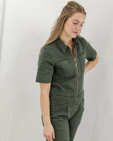 Twill Boiler Suit - Green