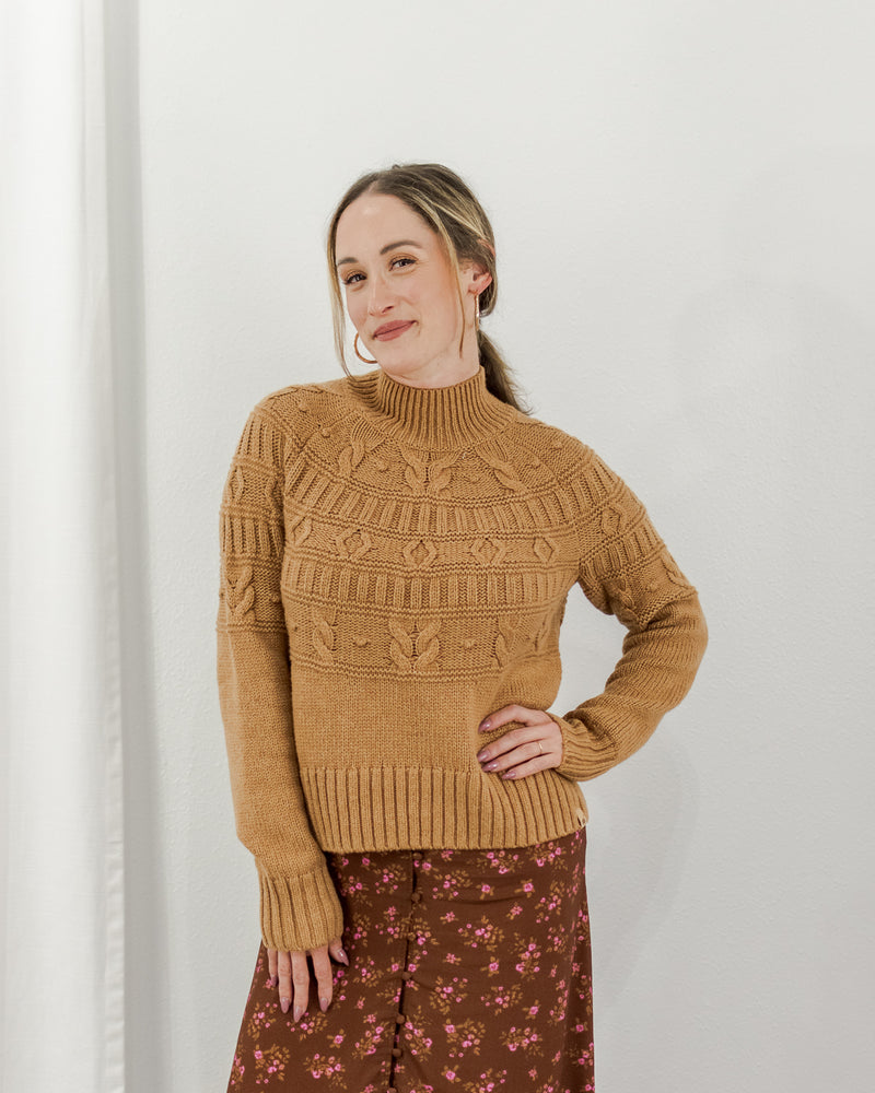 Camel Pom Sweater