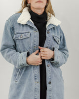 Sherpa Denim Duster