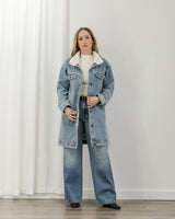 Sherpa Denim Duster