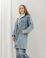 Sherpa Denim Duster