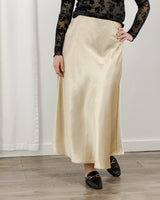 Golden Satin Skirt