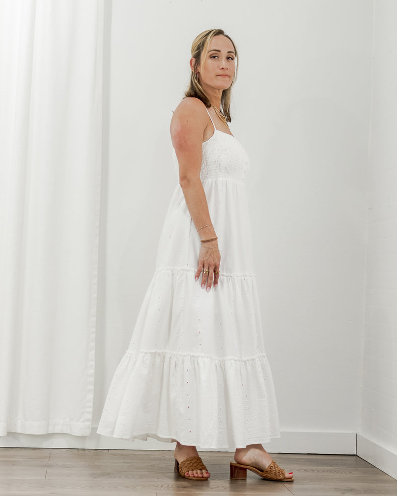 Eyelet Maxi Dress