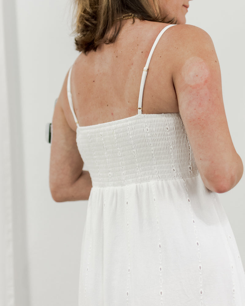 Eyelet Maxi Dress