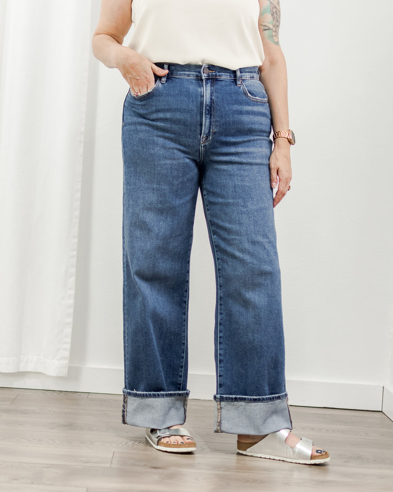 Cuffed Dad Jeans