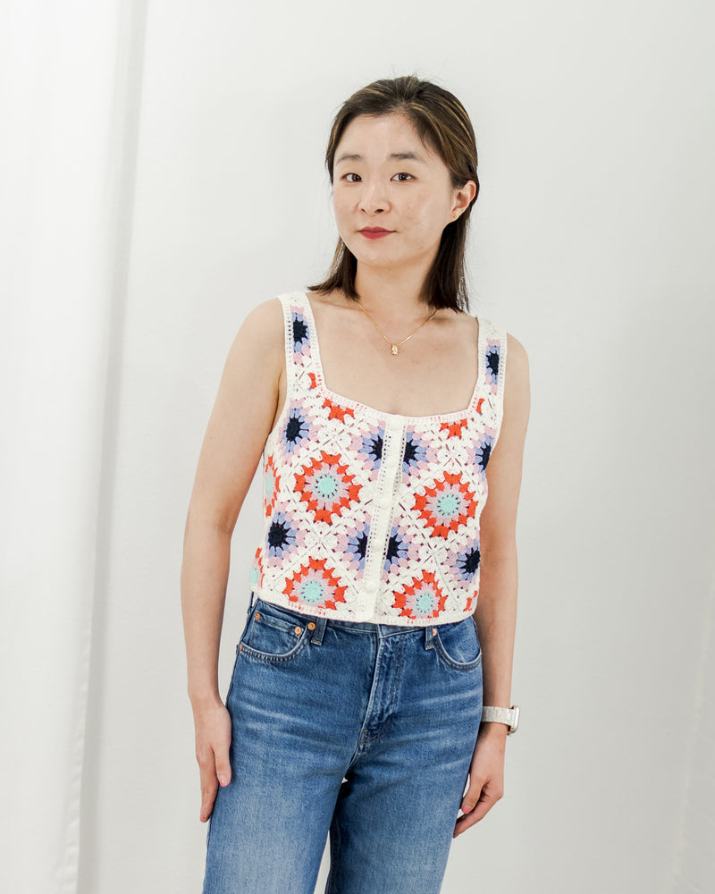  Saltwater Luxe - Alexa Crochet Tank - CoCapsules