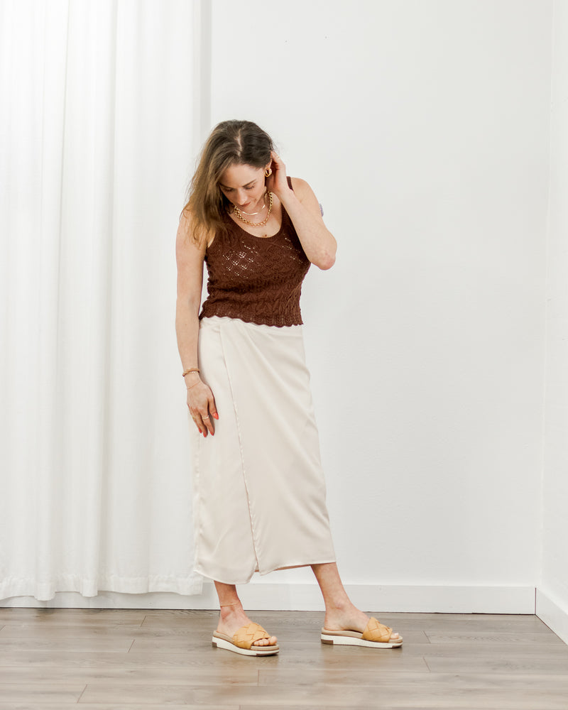  Greylin - Brenda Satin Skirt - CoCapsules